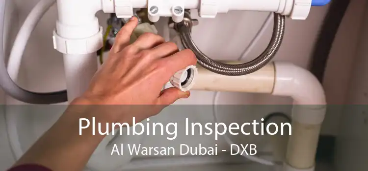 Plumbing Inspection Al Warsan Dubai - DXB