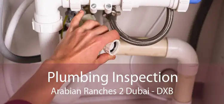 Plumbing Inspection Arabian Ranches 2 Dubai - DXB