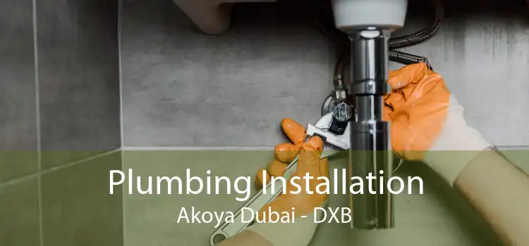 Plumbing Installation Akoya Dubai - DXB