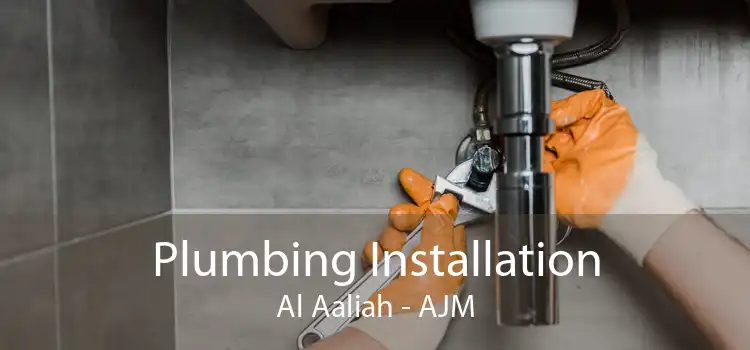 Plumbing Installation Al Aaliah - AJM