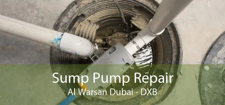 Sump Pump Repair Al Warsan Dubai - DXB