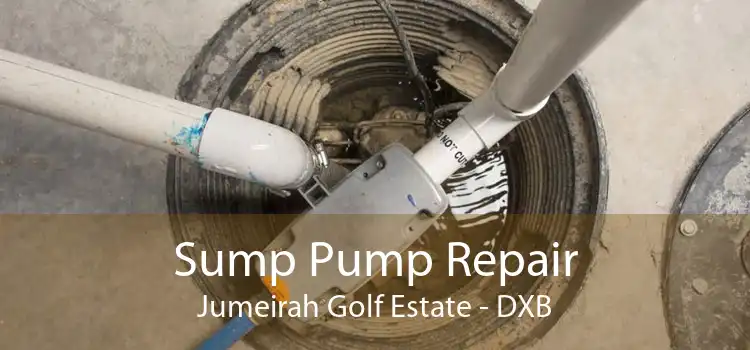 Sump Pump Repair Jumeirah Golf Estate - DXB