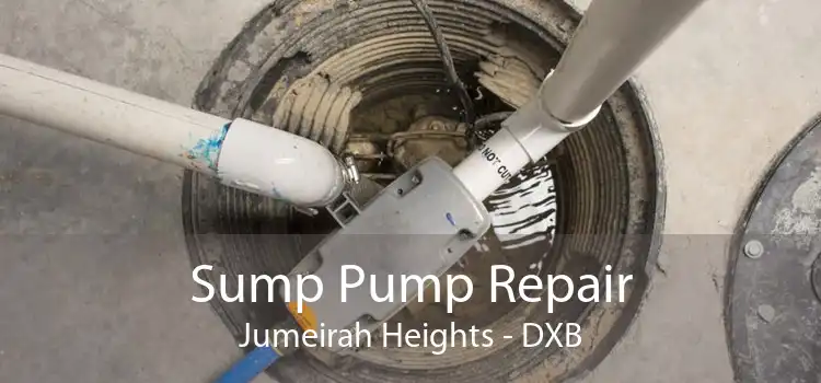 Sump Pump Repair Jumeirah Heights - DXB