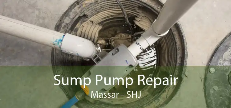 Sump Pump Repair Massar - SHJ